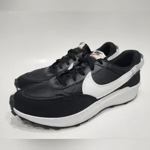 Nike | Shoes | Nike Dh95220 Waffle Debut Black White Casual  display picture 3